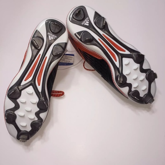 Adidas Cleats 11 Orange Baseball Shoes S84761 - Picture 4 of 4